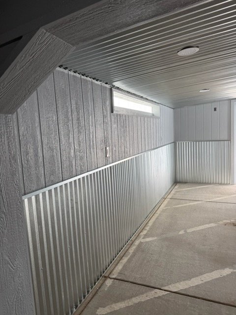 Metal-clad commercial interior